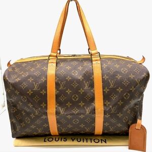 Authentic Louis Vuitton Monogram Sac Souple 45 Boston bag